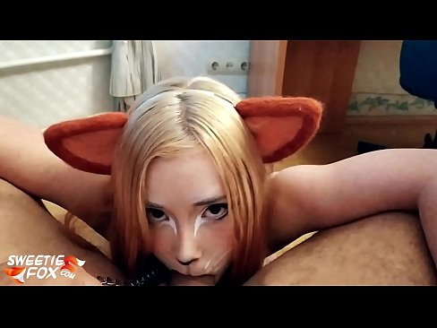 ❤️ Kitsune norīt penis un sperma viņas mutē ❤️❌ Slepkavības pie mums